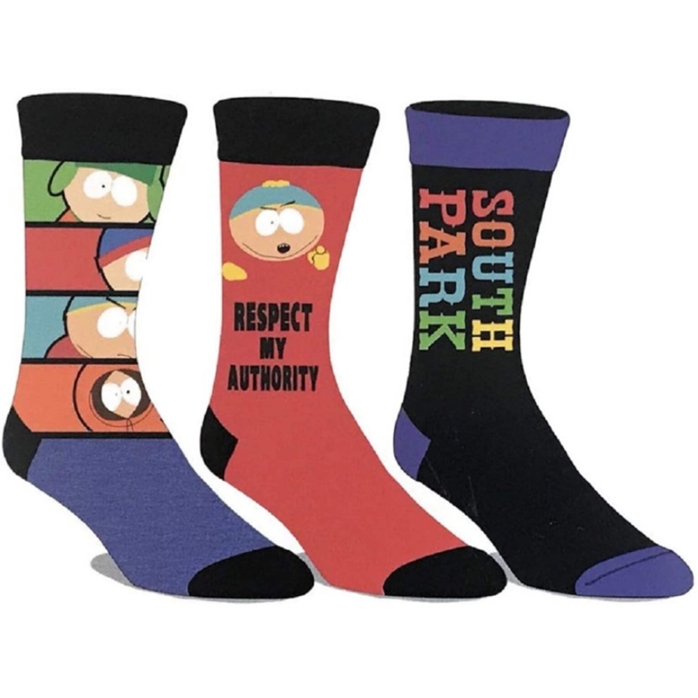 Men’s 3 pack SOUTH PARK crew socks